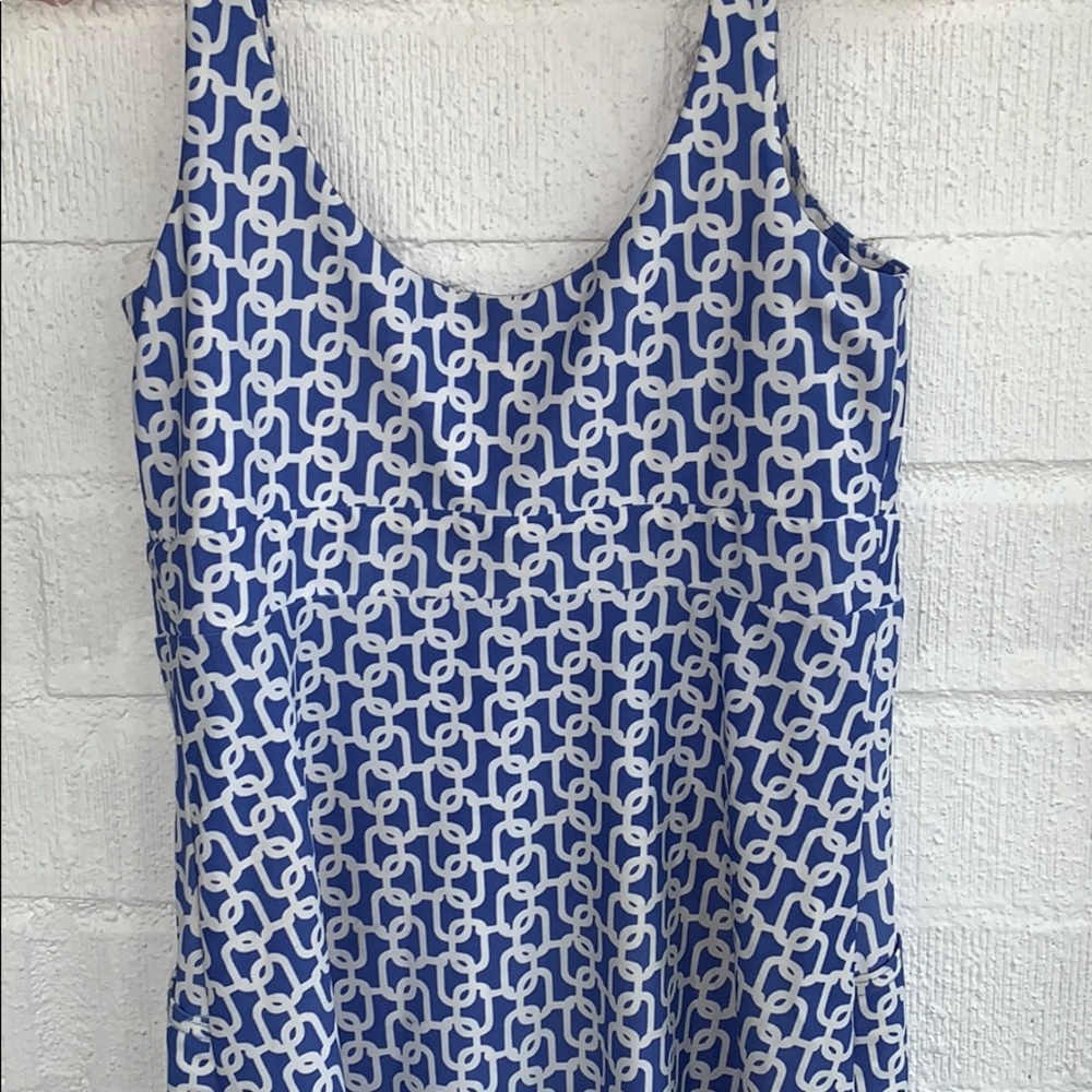 JUDE CONNALLY Periwinkle Link Printed Nylon Dress - Picture 6 of 7